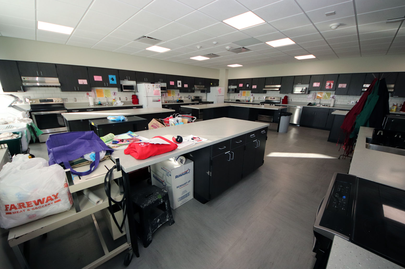 <b>Renovation of the Family & Consumer Science classroom at Shenandoah High School was made possible using money saved on the HVAC system. </b>(CANCO photo)