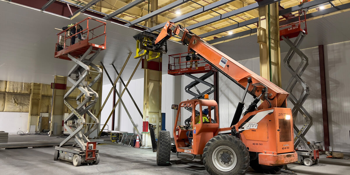 Installation of insulated metal panels in food-grade plant conversion in for a referred client that has become a repeat customer.