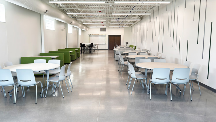 IKM-Manning Common Room features plenty of natural light.