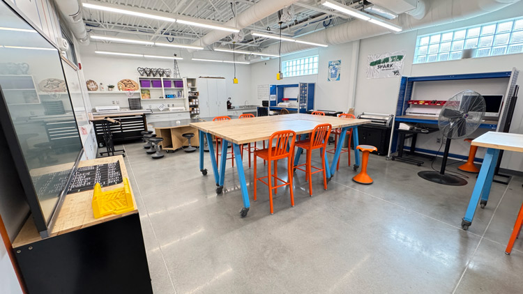 Another view of the Fire STEM room.