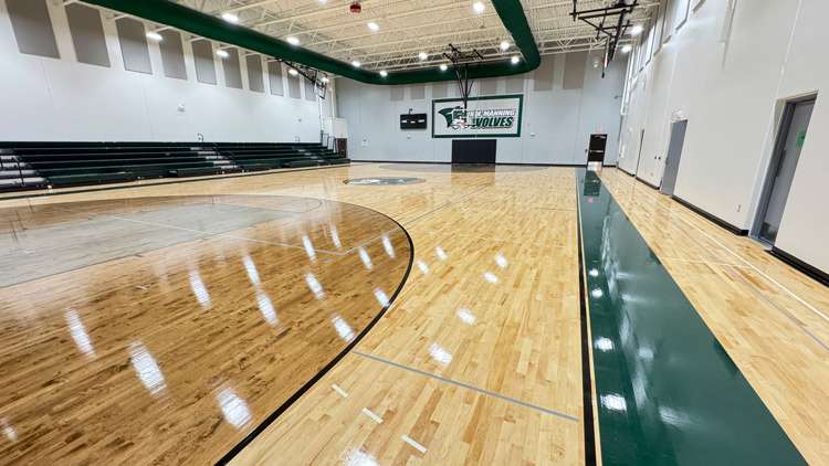 Gym view from the corner.