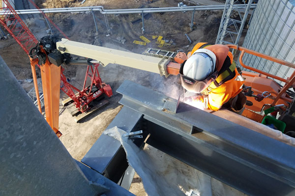 Grain storage expansion project.