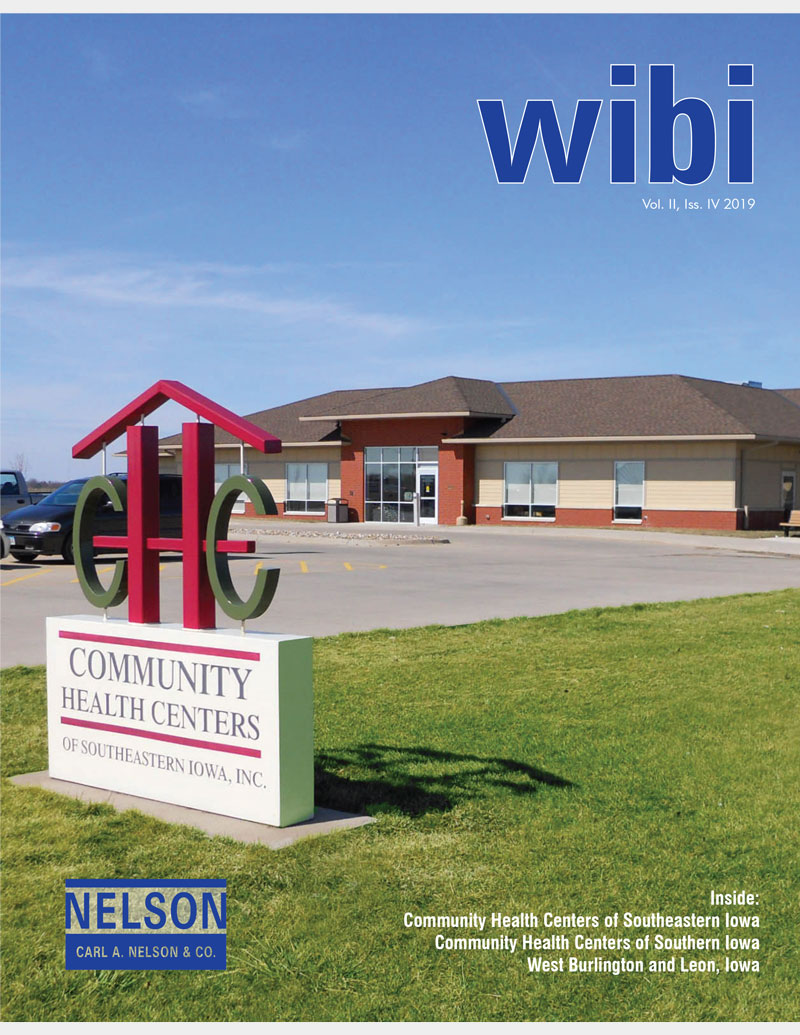<b>Our projects for Community Health Centers of Southeastern Iowa were featured in the Healthcare edition of our wibi newsletter in 2019. Click the cover image to view the e-edition.</b>